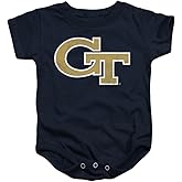 Georgia Tech Official Distressed Primary Unisex Infant Snap Suit for Baby