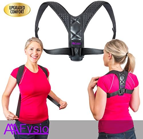 Best Back Posture Brace Good Scoliosis Thoracic Support Corrector Strap for Women Men Breathable Adjustable Under Clothe - Improve Rounded Shoulder, Slouch Upper Back and Neck Straightener Relief Pain