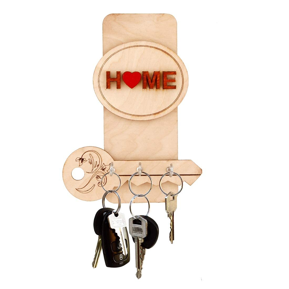 Xypnotic Key Stand Home Key Rack Holder Wooden Key Key Hanger