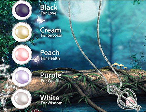 Northern Response Presents Precious Pearl by My Inspirations, Cultured Pearl in Oyster Necklace Kit Pendant with Rhodium Plated Chain 20" (Heart) - Thumbnail 2
