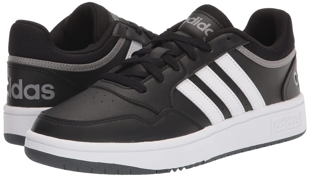 Adidas Womens Hoops 3.0, Core Black/White/Grey,10.5 Image