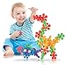 Kids Toy by Evitoys - Interlocking Sensory Educational Preschool Building Toys Set for Toddlers and Kids-with Reusable Carry Bag- Non-Toxic, Unbreakable Connecting Sanitary Plastic Construction Game