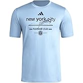 adidas Men's New York City FC Vintage World Pre-Game Short Sleeve T-Shirt