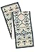 COTTON CRAFT Mabel Moroccan Tile Table Runner, 13 x72 inch, Blue