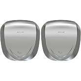 JETWELL 2 Pack UL Certified Commercial Hand Dryer with HEPA Filter JW2902 | 7S High-Speed Drying, Smart Temperature Control, Easy Plug-in or Hardwired, Durable Stainless Steel Housing, AC 110&ndash;130V