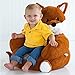 Trend Lab Children's Plush Fox Character Chair, 18x17x13 Inch (Pack of 1)