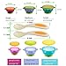 NEOTA Spill-Proof BPA-Free Baby Bowls and Spoon Set with Lids for Baby and Toddler, 3-Count