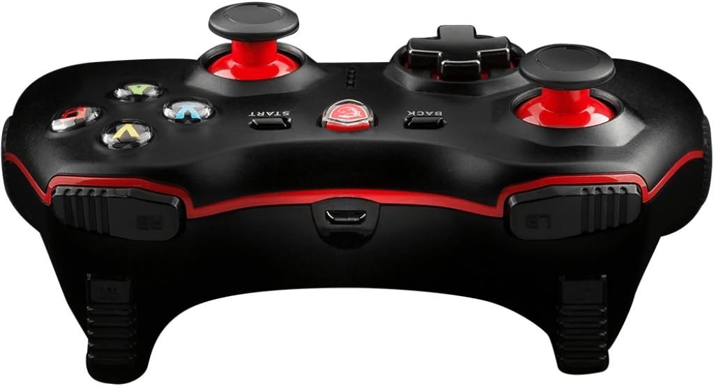 MSI Gaming Wireless Rechargeable Dual Vibration Gaming Controller for PC and Android (FORCE GC30): Computers & Accessories
