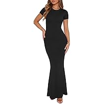 REORIA Women's Sexy Casual Lounge Slip Long Dress Elegant Wedding