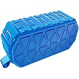 Bluetooth Speakers, Tinzzi IPX6 Outdoor Wireless Speaker with Bluetooth 4.2 technology, 1000mAh Battery, Built-in Mic for iPhone, iPad, Samsung, Nexus, HTC and Other Bluetooth Devices(Blue)