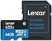Lexar High-Performance 633x 64GB microSDXC UHS-I Card w/ SD Adapter, C10, U3, V30, A1, Full-HD & 4K Video, Up To 100MB/s Read, for Smartphones, Tablets, and Action Cameras (LSDMI64GBBNL633A)
