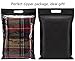 MOTINE Tartan Blanket Scarf Stylish Winter Warm Pashmina Wrap Shawl for Women (Blue)