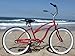 Firmstrong Urban Lady Three Speed Beach Cruiser Bicycle, 26-Inch, Red