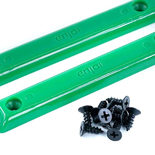 Enjoi Skateboard Rails Spectrum Green (2 Rails)