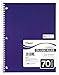 Mead Spiral Notebook, College Ruled, 1 Subject, 70 Sheets, 7.5