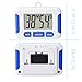 Mudder Magnetic Digital Kitchen Cooking Timer with Loud Alarm and Big Screen, 3 Pack (Blue)