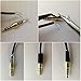 Timibis 2Pcs 3 Pole 3.5mm Barss Stereo Audio Plug Jack Connector Male Headphone Jack Soldering Spring Silver
