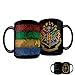 Morphing Mugs Harry Potter – Hogwarts Houses – 16 oz Large Ceramic Heat Sensitive Clue Mug – Full image revealed when HOT liquid is added
