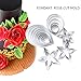 KALAIEN 23pcs/set Rose Petal Cutter Set Gum Paste Fondant Cake Cutters kitchen Supplies Baking Mould