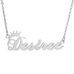 Custom Silver Name Necklace Personalized for