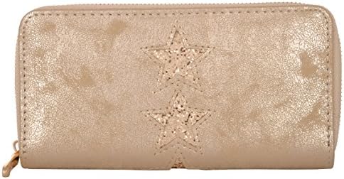KRIO DESIGNS Gold Polyester Women's Wallet (BAG10_2)