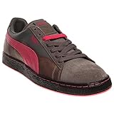 Puma Suede Classic Colorburn Mens Gray/Purple Sneakers
