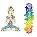 Yoga Girl Sticker with BONUS Chakra Sticker Decal! Art Design Full Color - 5
