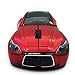 TDRTECH Wireless Car Mouse 2.4Ghz 3D DPI 1600 Cool Sport USB Gaming Mouse Mice for PC Computer Laptop Notebook Red
