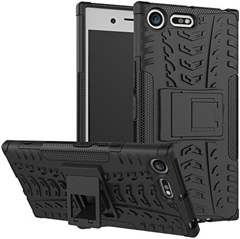 Sony Xperia XZ Premium Case with Kickstand, Extreme Heavy Duty Protection and Air Cushion Technology Hybrid Phone Cover for Sony Xperia XZ Premium (2017)