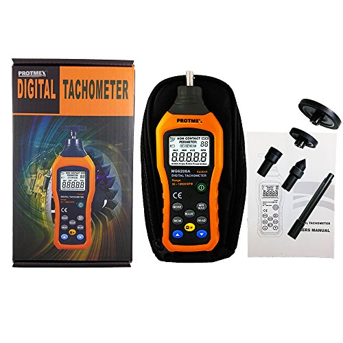 6 Tachometer+Protmex+Measurement+50+19999RPM+Backlight