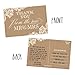 Hadley Designs - Thank You Postcards Stationery Set For Wedding Gifts, Bridesmaid, Bridal Shower, Engagement Party - (4 x 6) - 50 Set