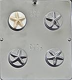 Starfish Oreo Cookie Sandwich Chocolate Candy Mold 1643