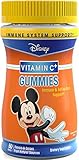 Disney Mickey Mouse Vitamin C+ Gummies, 60 Count