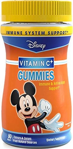 Disney Mickey Mouse Vitamin C+ Gummies, 60 Count
