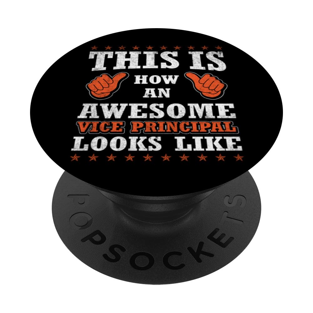Funny Profession Quote Awesome Vice Principal PopSockets Swappable PopGrip