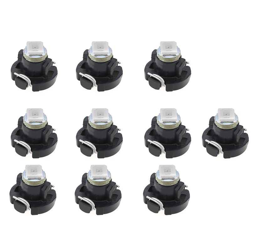 Create idea 10PCS T3 8mm Wedge LED Bulb 1LED SMD1210 Chip 10LM Extremely Bright for Car Auto Dashboard Instrument Reading Gauge Panel Light 12V 6000K Green