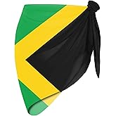 Heucapc Women's Swimsuit Cover-Up Sarong Beach Bikini Wrap Sheer Short Skirt Chiffon Scarf for Pool Vacation Party