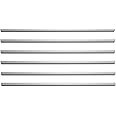 ADVANTUS Grip-A-Strip Display Rail, Mid-Size, 3 Feet Long, Satin Finish Aluminum (2005) - Sold As 6 Pack, 6 Count Total
