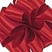 LaRibbons Double Face Satin Ribbon Roll, 3 inch Wide, Red, 25 Yards
