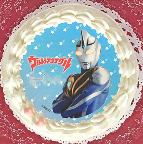 Amazon ウルトラマンアグル 特典缶バッジ付き ウルトラマンシリーズ ホールケーキ 5号 4 6人分 プリロール ケーキ 洋菓子 通販