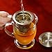 Tea Barron Best Loose Leaf Tea Infuser – Finest Weave Commercial Grade Tea Strainer Basket Crafted from 304 Stainless Steel – Roomy Fine Mesh Tea Diffusers Cup Won’t Let Particles Through
