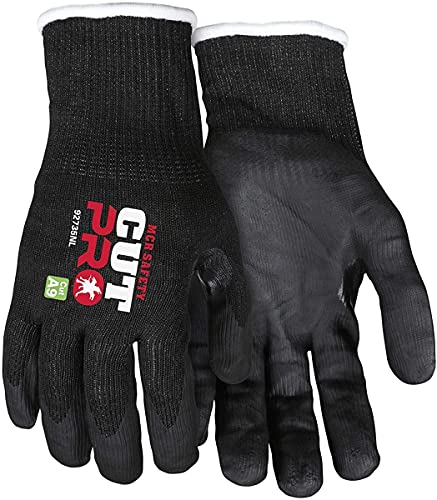 MCR Safety 92735NM Cut Pro 15 Gauge HyperMax/Steel Work Glove, Cut Protection,…