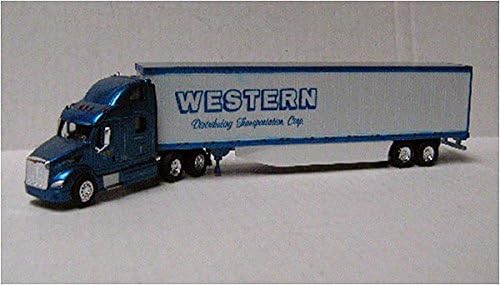 WESTERN PETERBILT 587 SLEEPER REEFER Trailer w SKIRT TONKIN 1/87 Diecast Truck HO Scale