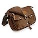 GEARONIC TM Men's Vintage Canvas Leather Tote Satchel College Military Shoulder Messenger Sling Crossbody Hiking Bag Backpack For Toiletry Gym Travel Work Laptop Coffee