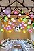 Round Chinese Paper Lanterns with LED Lights -- Assorted Colors Sizes--Fiesta/Cinco de Mayo/Birthday/Wedding/Ceiling Party Supplies Favors Hanging Decoration