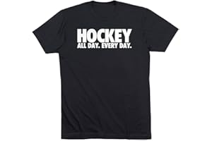 ChalkTalkSPORTS Hockey All Day Every Day T-Shirt | Short Sleeve Baseball Tee | Youth & Adult Sizes