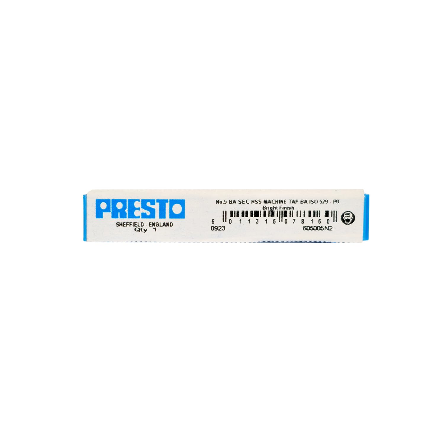 Presto 605005N2 5BA x 43 BA Hand Tap - Second