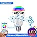 LK&smart Bluetooth Smart LED Bulb, Speaker Bulb, APP Controlled Dimmable Multicolored Lights