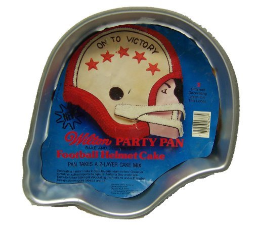 Wilton Party Pan Football Helmet Cake - Takes a 2-Layer Cake Mix