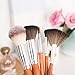 Vanity Planet Pallete Professional Makeup Brush - Soft Synthetic Bristles, Birchwood Set - Pack of 15